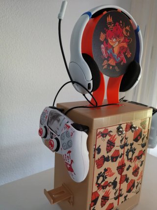 Caja de Almacenamiento Crash Bandicoot