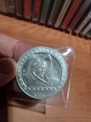 Moneda Plata México 2002