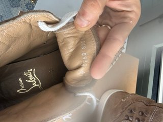 Christian Louboutin T.41 100% Piel (ante) Beige(13