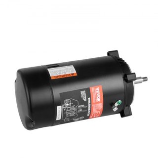 Motor de Bomba de Piscina de 0.75 HP, Marco 56J, 115V(8 Amperios)/230V(4 Amperios) 3450 RPM, 60Hz, Factor de Servicio 1.5, Condensador 80μF/250V, Motor de Reemplazo de Flange Redonda de Rotación CCW