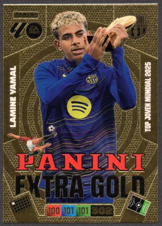 Cromo Panini Lamine Yamal Extra Gold