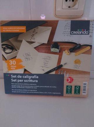 Set de caligrafía Crelado