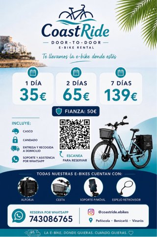 Alquiler Bicicletas Eléctricas a domicilio