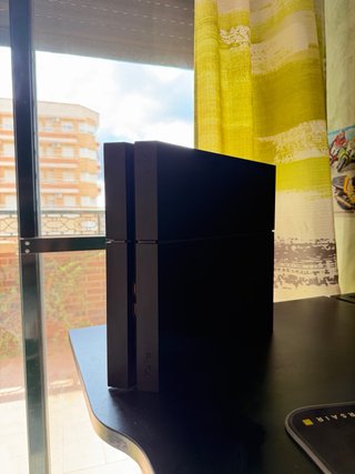 PS4 Fat Negra con Mando Azul