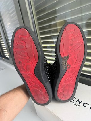 Christian Louboutin T.41 Piel Negra Tachuelas (13)