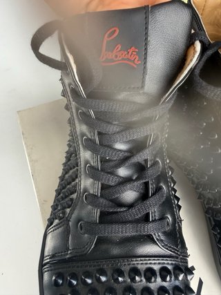 Christian Louboutin T.41 Piel Negra Tachuelas (13)