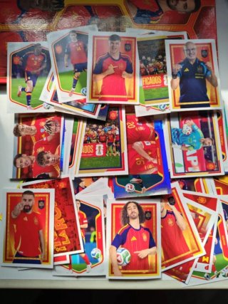 CAMBIO cromos España Carrefour Mundial