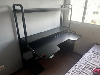 Escritorio IKEA Gaming/Oficina con Estantería