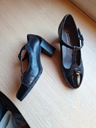 Zapatos Pitillos Tacon Talla 39 Negros
