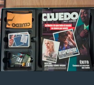 Lote de juegos de mesa: Pictureka, Cluedo, Trivial