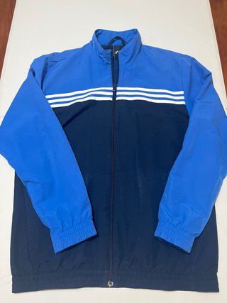 Chaqueta Adidas bicolor azul y marino