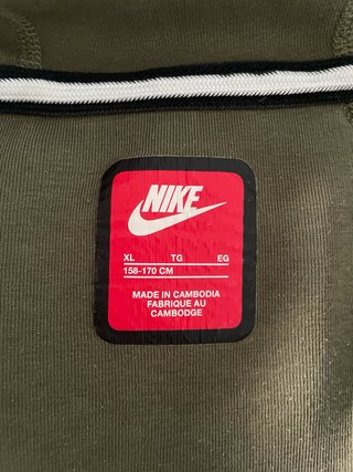 Sudadera Nike Tech Verde Militar