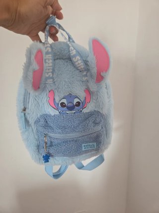 Mochila Stitch Holográfica Mariposa