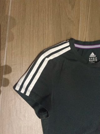 Camiseta Adidas Negra Algodón