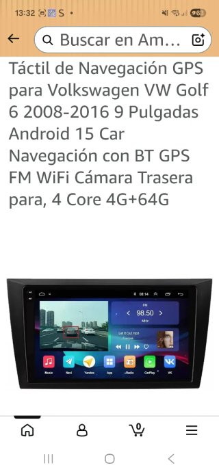 Pantalla Android 6 VW