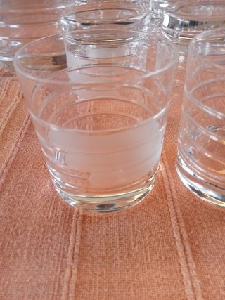 Bicchieri e Caraffa Cristallo Tagliato a mano 31 p