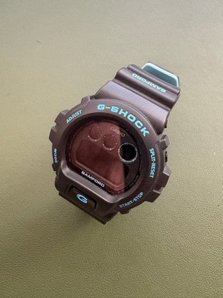 Reloj Casio G-Shock 6900 Bamford Negro/Azul