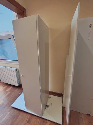 Armario IKEA KLEPSTAD 3 puertas blanco