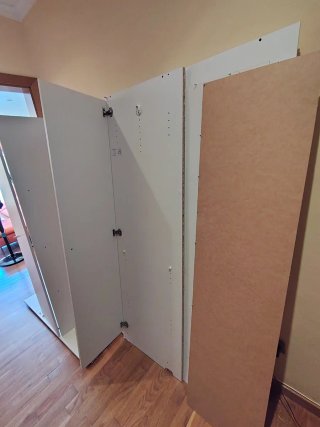 Armario IKEA KLEPSTAD 3 puertas blanco