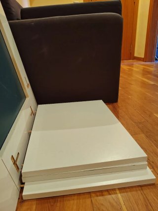 Armario IKEA KLEPSTAD 3 puertas blanco