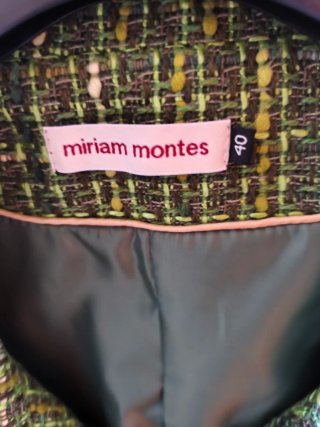 Blazer Miriam Montes Talla M Verde