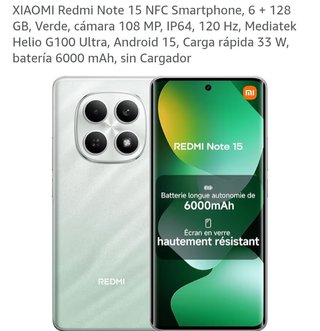 Xiaomi Redmi Note 15 128GB Verde