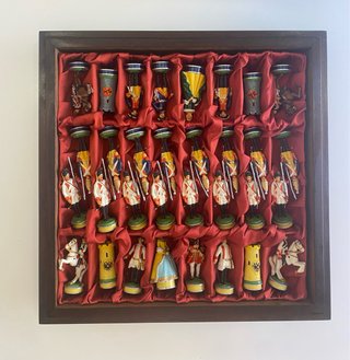 Ajedrez Figuras Históricas de madera