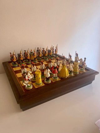 Ajedrez Figuras Históricas de madera