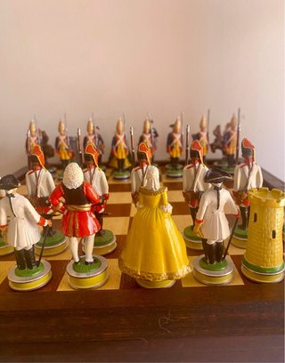 Ajedrez Figuras Históricas de madera