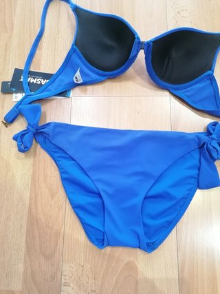 Bikini azul eléctrico push up 42 - 90B Basmat
