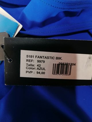 Bikini azul eléctrico push up 42 - 90B Basmat