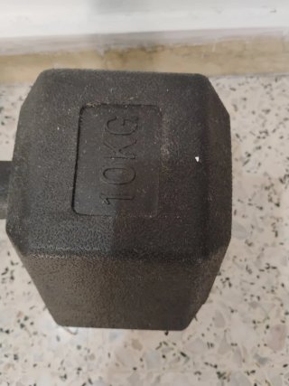 Mancuernas 10 kg  unidades)