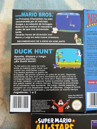 Cajas Mario NES y SNES (Nintendo)