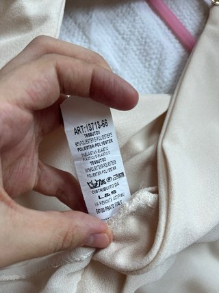 Top blanco manga larga espalda descubierta