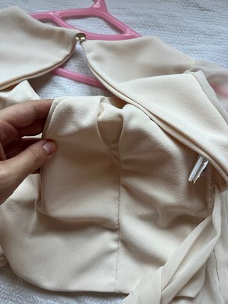 Top blanco manga larga espalda descubierta