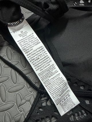 Bañador Trikini Negro Encaje
