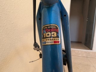 Bicicleta Peugeot Carbolite 103 Azul