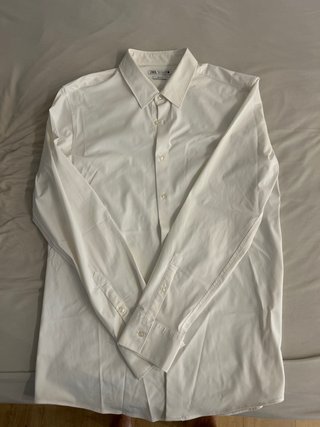 Camisa blanca Zara Talla L