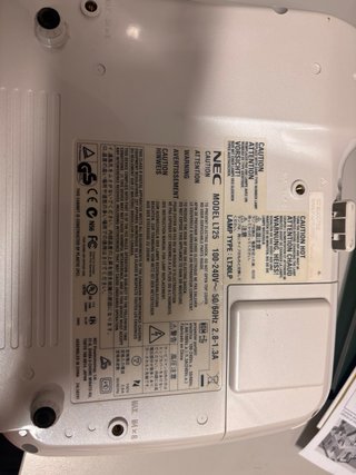 Proyector NEC 2UD Plata/Blanco