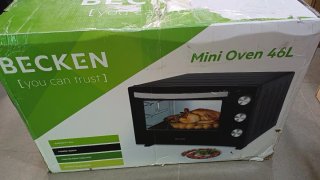 Mini Horno BECKEN BMO9618 46L 2000W pequeño golpe