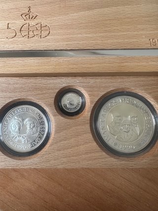Estuche Monedas Plata V Centenario América 1990