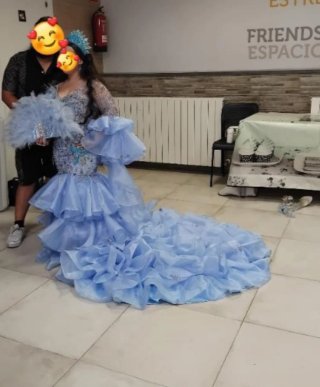 Vestido de novia gitana boda