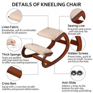 Sedia ergonomica inginocchiata Capacità di carico