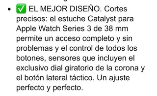 Correa impermeable Catalyst para Apple Watch