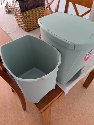 2 Cubos Basura Plastiken Pedal 7L
