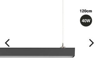 Luminaria Led 120 cms