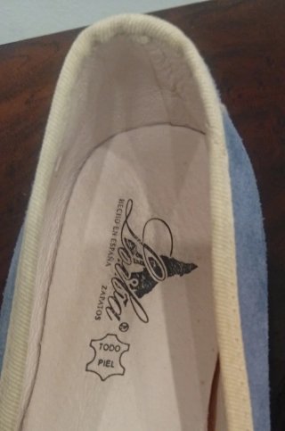 Bailarinas de ante Loiba.Talla 36.Nuevas.