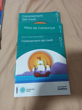 Lote libros 5 PRIMARIA CONSTRUINT MONS.