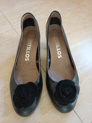 Zapatos Pitillos Negros Talla 38