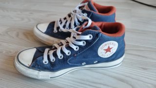 Converse All Star Talla 40 Azul/Naranja